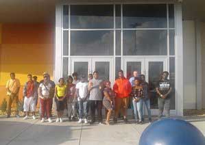 youth participants at a PROMISE Grant program celebration at Dave and Buster’s