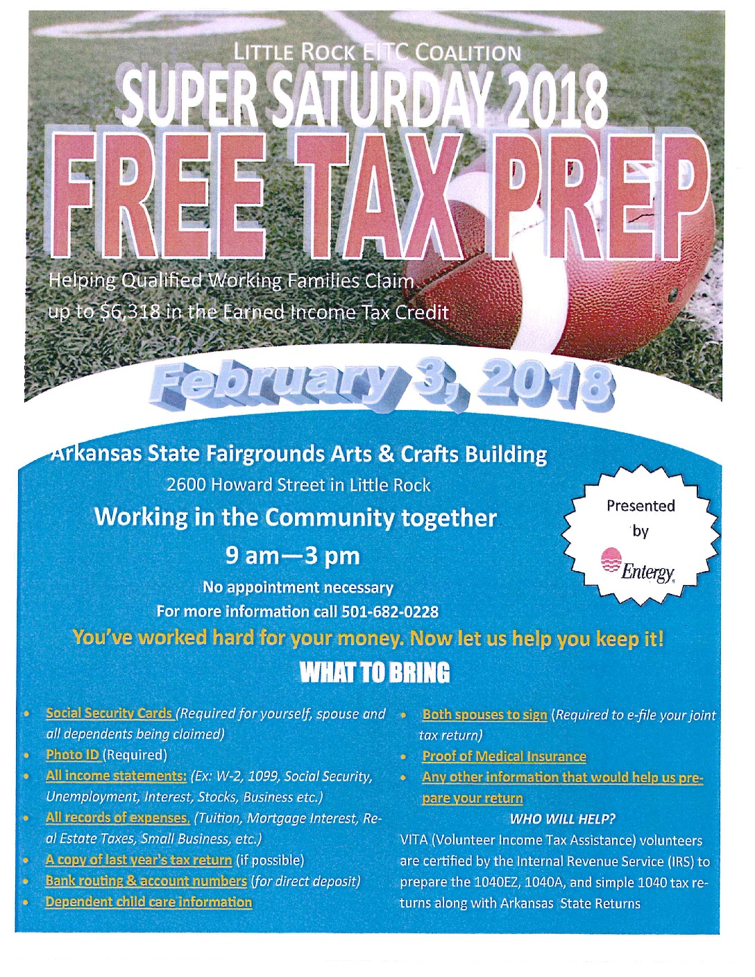 EITC Coalition Hosts Super Saturday Tax Prep Event - LRWDB