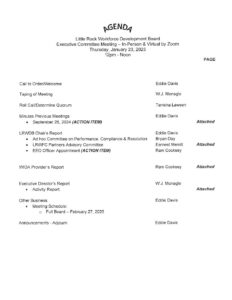 thumbnail of 2025 Agendas and Executive Director Reports